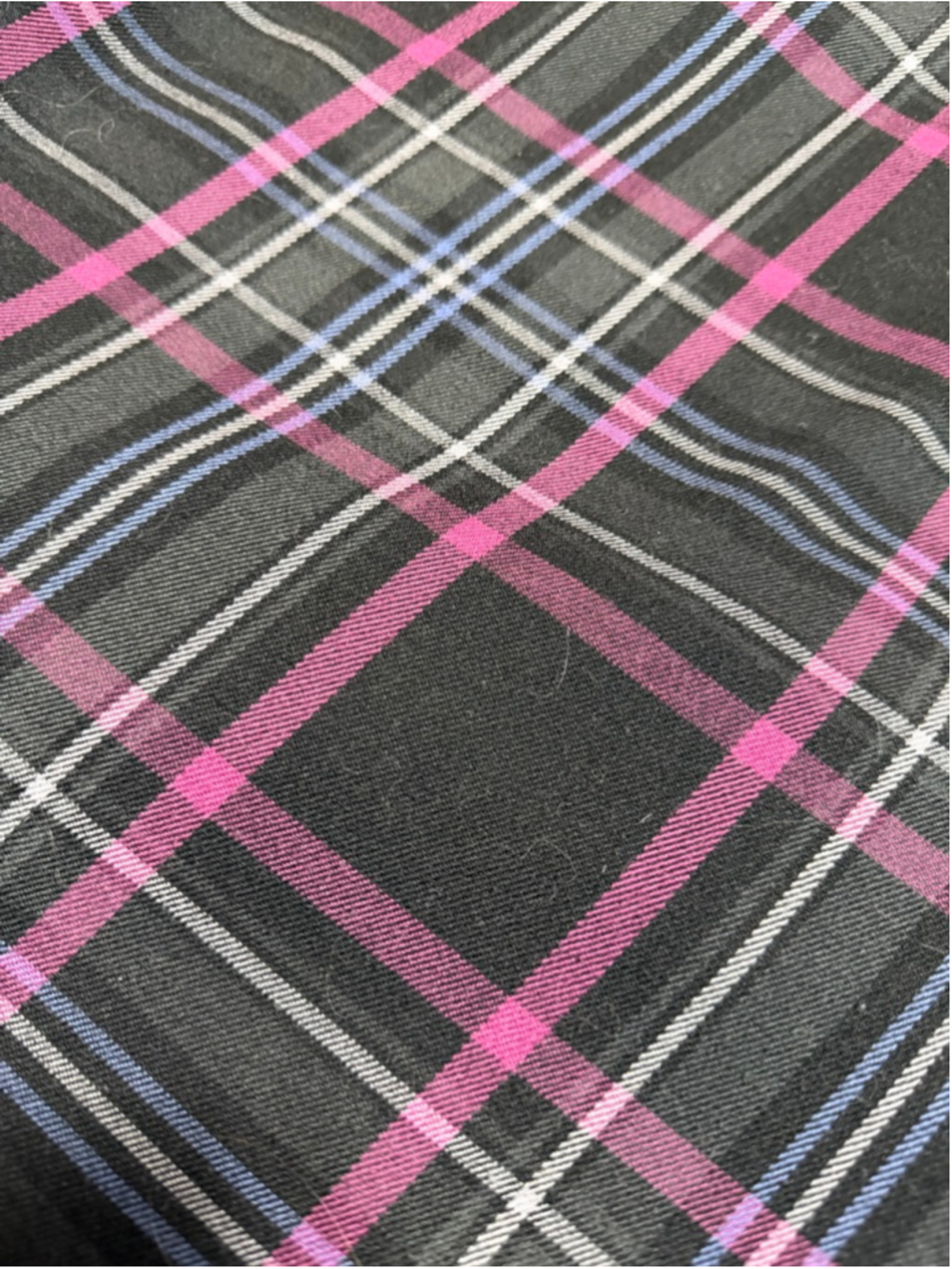 Women's Croft&Barrow A-Line Skirt Size 10 Black Pink Plaid
S A - Picture 5 of 6